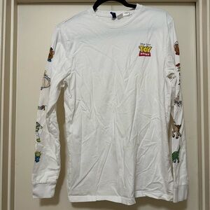 DISNEY PIXAR TOY STORY WHITE LONG SLEEVE